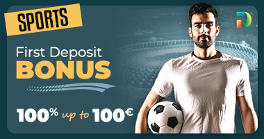 1st Deposit Bonus 100% up to €100