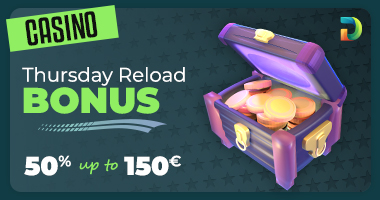 Thursday Reload Bonus 50% up to €150
